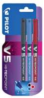 Rollerpen PILOT V-Ball grip V5 0.3mm blister à 3 stuks