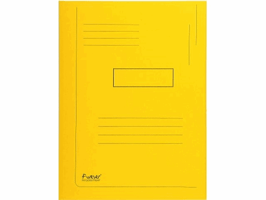 Dossiermap Exacompta Forever A4 2 kleppen 290gr geel