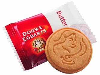 Douwe Egberts Boterkoekjes (doos 150 stuks) [DOOS150ST] artikel afbeelding