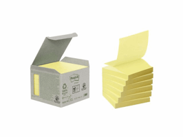 Recycled Z-Notes Canary Yellow™, 76 x 76 mm, Geel