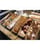 FSC® kraft/PLA coated snackbakje 180x35x35mm A16