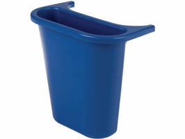 Afvalbak zijbak 4,5L blauw