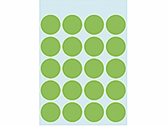 ETIKET HERMA 1875 ROND 19MM 100ST GROEN artikel afbeelding