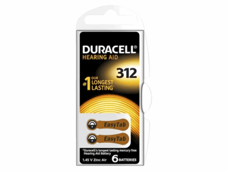 Batterij Duracell DA312 artikel afbeelding