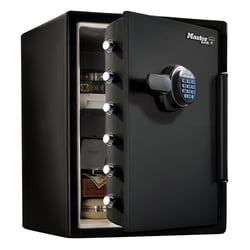 Kluis Master Lock brandvrij en waterdicht electronisch combi-slot XXL zwart