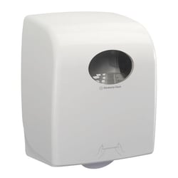 Aquarius™-rolhanddoekdispenser voor 1 rol kunststof, wit