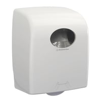 Aquarius™-rolhanddoekdispenser voor 1 rol kunststof, wit