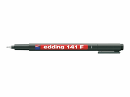 Viltstift Edding 141f zwart/ds 10