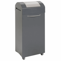Verzamelaar voor kringloopmateriaal, vlamdovend inhoud 75 l, b x h x d = 380x940x320 mm inwerpopening (Kleur inwerpklep: lichtgrijs RAL 7035)