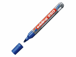 Edding Whiteboard marker 250 1,5 - 3 mm, blauw (pak 10 stuks)