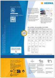 Etiket HERMA recycling 10738 210x297mm 80 stuks wit