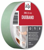 Kip 210 Duoband - groen/wit, breedte 25 mm x lengte 25 m