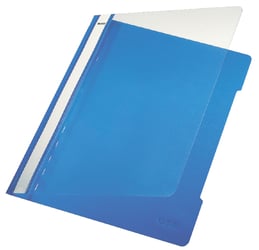 Snelhechter Leitz standaard A4 PVC blauw