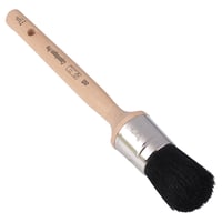 Prof patentkwast, alkyd, 18, hout, Chin. zwart var.haar