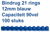 BINDRUG GBC 12MM 21RINGS A4 BLAUW artikel afbeelding