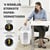 Papiervernietiger Fellowes Powershred LX70 snippers 4x40mm wit
