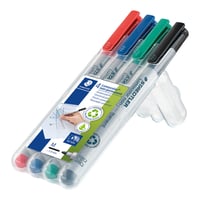 Viltstift Staedtler Lumocolor 315 non permanent M set à 4 stuks assorti