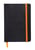 Notitieboek Rhodia A6 lijn 72 vel 90gr zwart