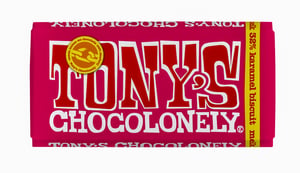Tony's Chocolonely Melk karamel biscuit 180gr