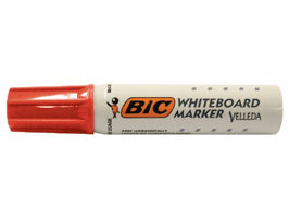 BiC Whiteboard marker Velleda 1781 3 - 6 mm, rood (pak 12 stuks)