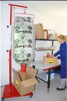 Mobiele vulwagen voor Flo-Pak