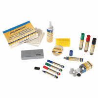 Toebehorenset, voor whiteboards, stiften, magneten, reiniger