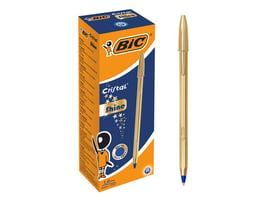 Balpen BIC Cristal Shine blauw/ds20