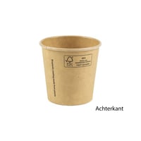 FSC® kraft/PLA sausbeker 3oz/90ml/61mm Ø
