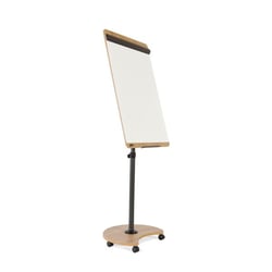 Multifunctionele flip-over NATURAL, verrijdbaar h x b x d = 2000x690x620 mm, frame in houtlook met wielen