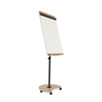 Multifunctionele flip-over NATURAL, verrijdbaar h x b x d = 2000x690x620 mm, frame in houtlook met wielen