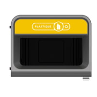 Configure Recyclingstation Plastic FR 125 ltr, Rubbermaid