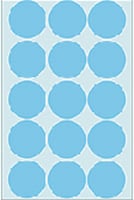 Etiket HERMA 2273 rond 32mm blauw 480 stuks