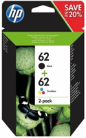 Inktcartridge HP N9J71AE 62 zwart + kleur
