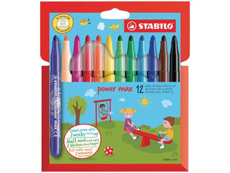 STABILO Kleurstiften power max (pak 12 stuks) artikel afbeelding
