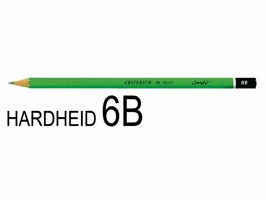 Potlood Bic Criterium 550 zeshoekig 6B