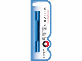 Inktpatroon Sheaffer skrip classic blauw blister à 5 stuks