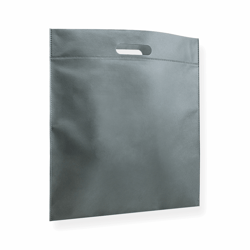 Non Woven draagtas 400x450mm, kleur zilver artikel afbeelding