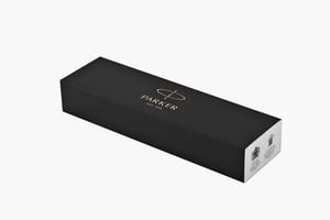 Parker IM Zwarte Balpen, Kliksysteem, Blauw