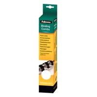 Bindrug Fellowes 10mm 21r wit/pk25