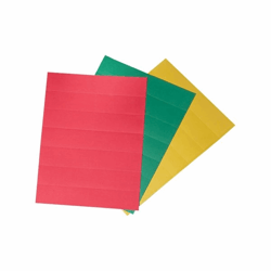 Kanban-labelbordjes VE = 126 stuks kleurassortiment