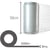 Folienet machinerol Standard Lite 45/50cm x 5000meter, dikte 8 micron, transparant