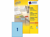 ETIKET AVERY ZWECK 3471 210X297MM A4 BLAUW artikel afbeelding