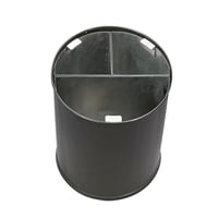 Recyclingstation van metaal, verzinkt inhoud 60 l, hoogte 670 mm