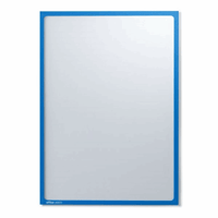Magnetische infohoes A3, b x h = 312x435 mm frame (Aantal zichtmappen: 10 st.; Framekleur: blauw; Staffel: 1 Pak à 10 Stuks)