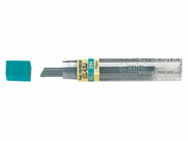 Potloodstift Pentel 2H 0.7mm zwart koker à 12 stuks