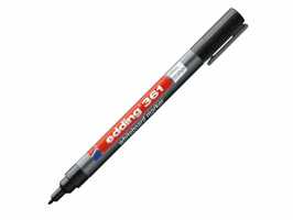 Edding Whiteboard marker 361 1 mm, zwart (pak 10 stuks)