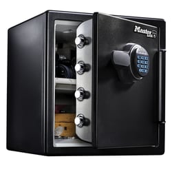 Kluis Master Lock brandvrij en waterdicht electronisch combi-slot XL zwart