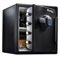 Kluis Master Lock brandvrij en waterdicht electronisch combi-slot XL zwart