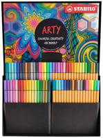 Fineliner STABILO Point 88 & Pen 68 Arty creative in luxe box