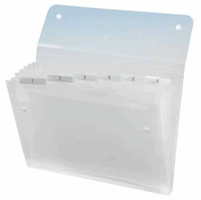 Sorteermap Rexel Ice 6-vaks transparant